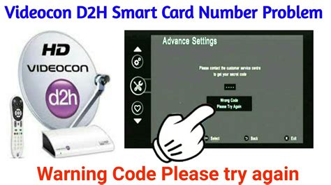 how to find videocon d2h smart card number|d2h access code.